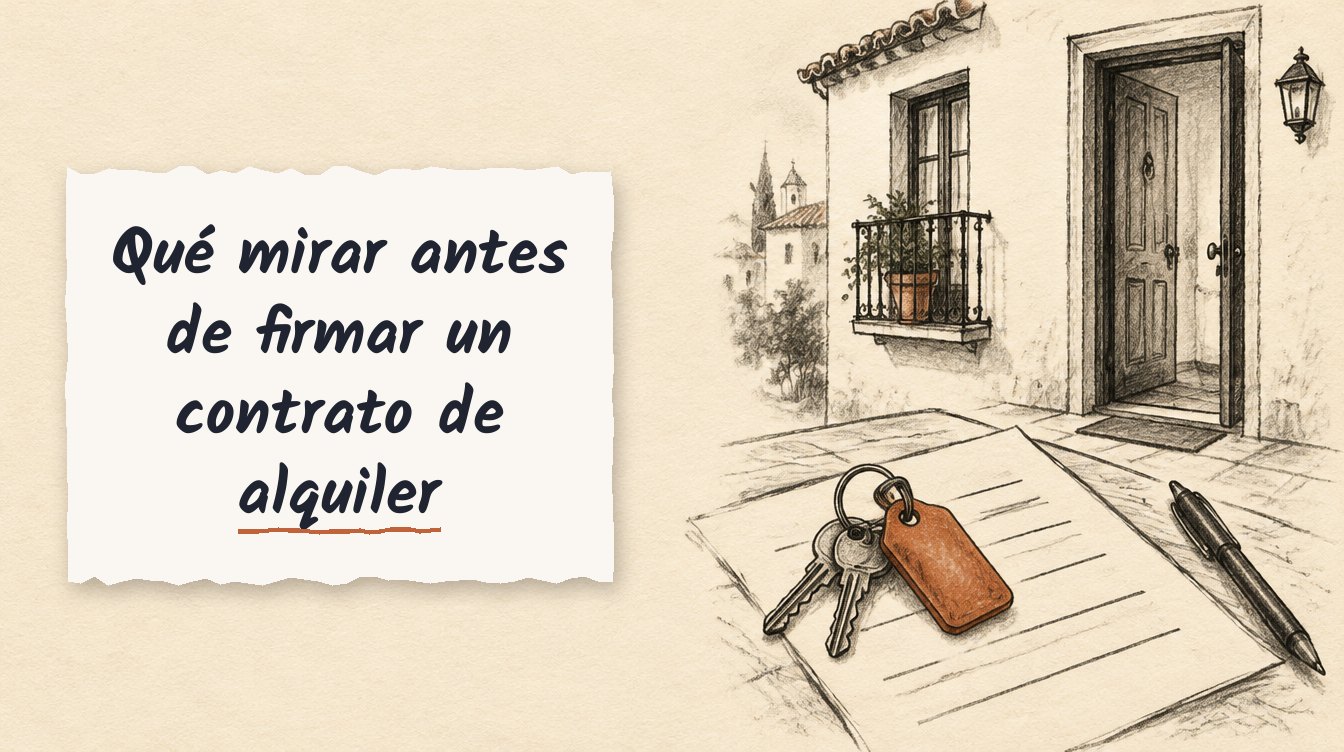 Qué mirar antes de firmar un contrato de alquiler